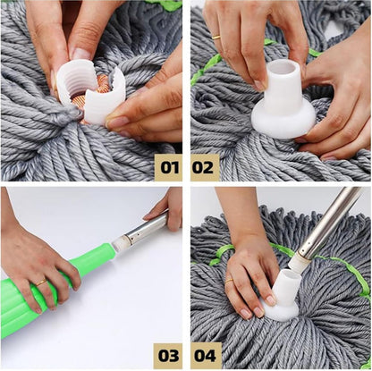 PREMIUM MICROFIBER FLOOR CLEANING MOP – DURABLE & EASY TO USE